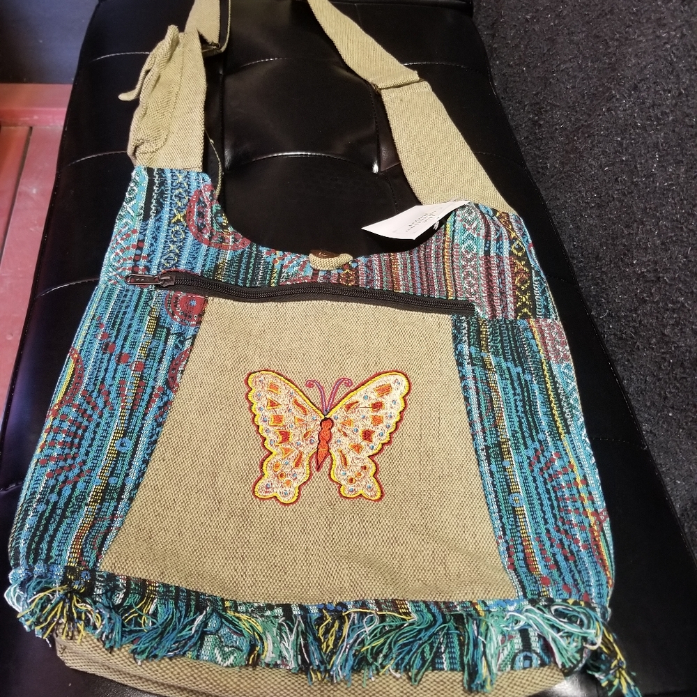 Handmade Long Handle Shoulder Bag / Adjustable❤